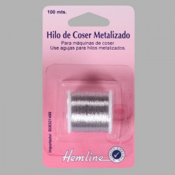 HILO DE COSER METALIZADO PLATEADO H242.S